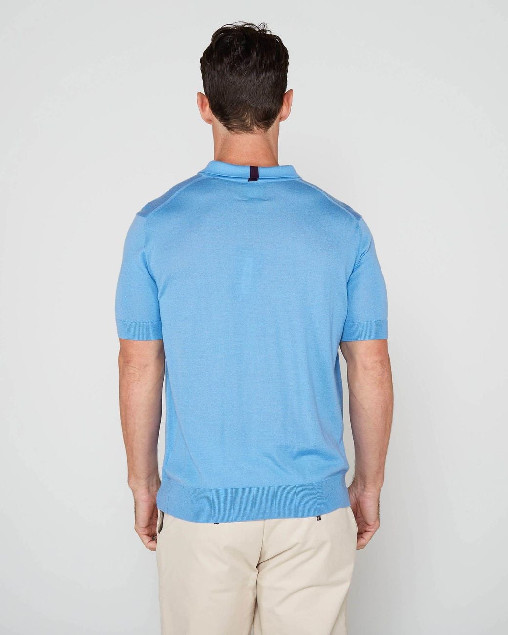 Lords of Harlech Blue Pilgrim Two Polo Shirt for men