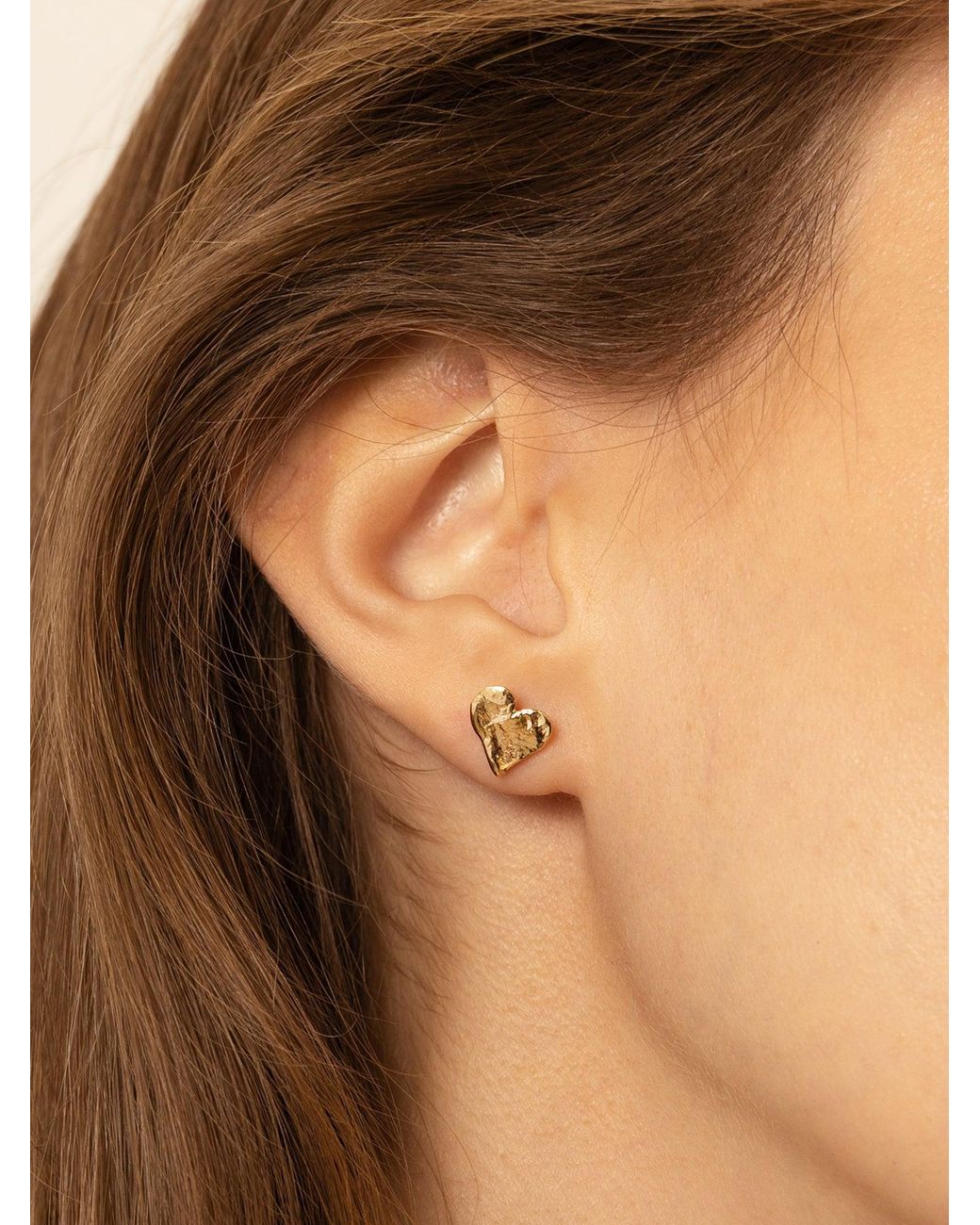 EVA REMENYI Metallic Amore Earrings 14K