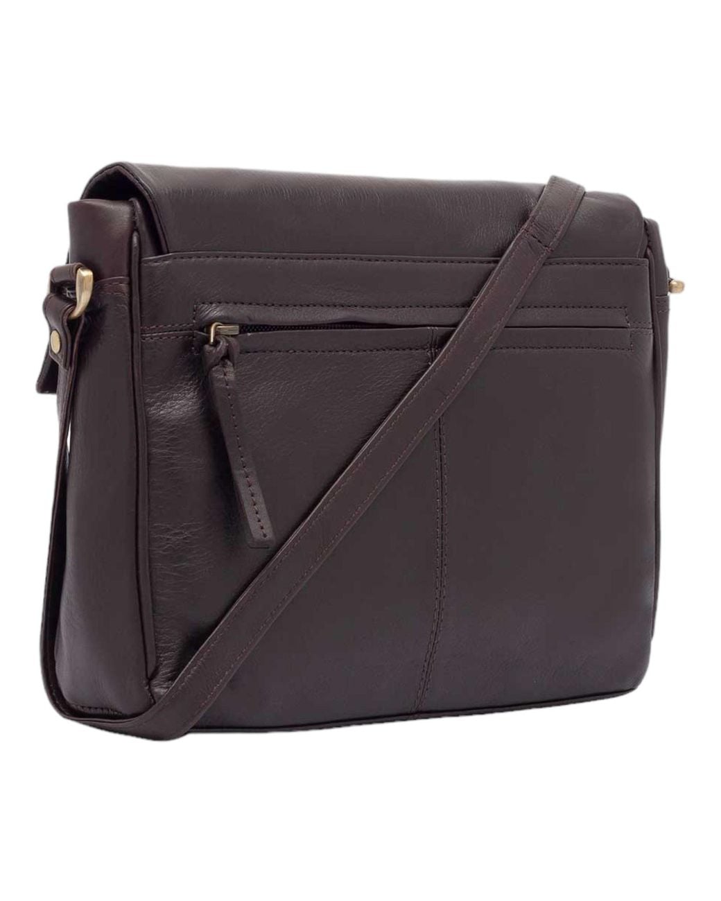 Lloyd Baker Black Lavasa Leather Crossbody Bag