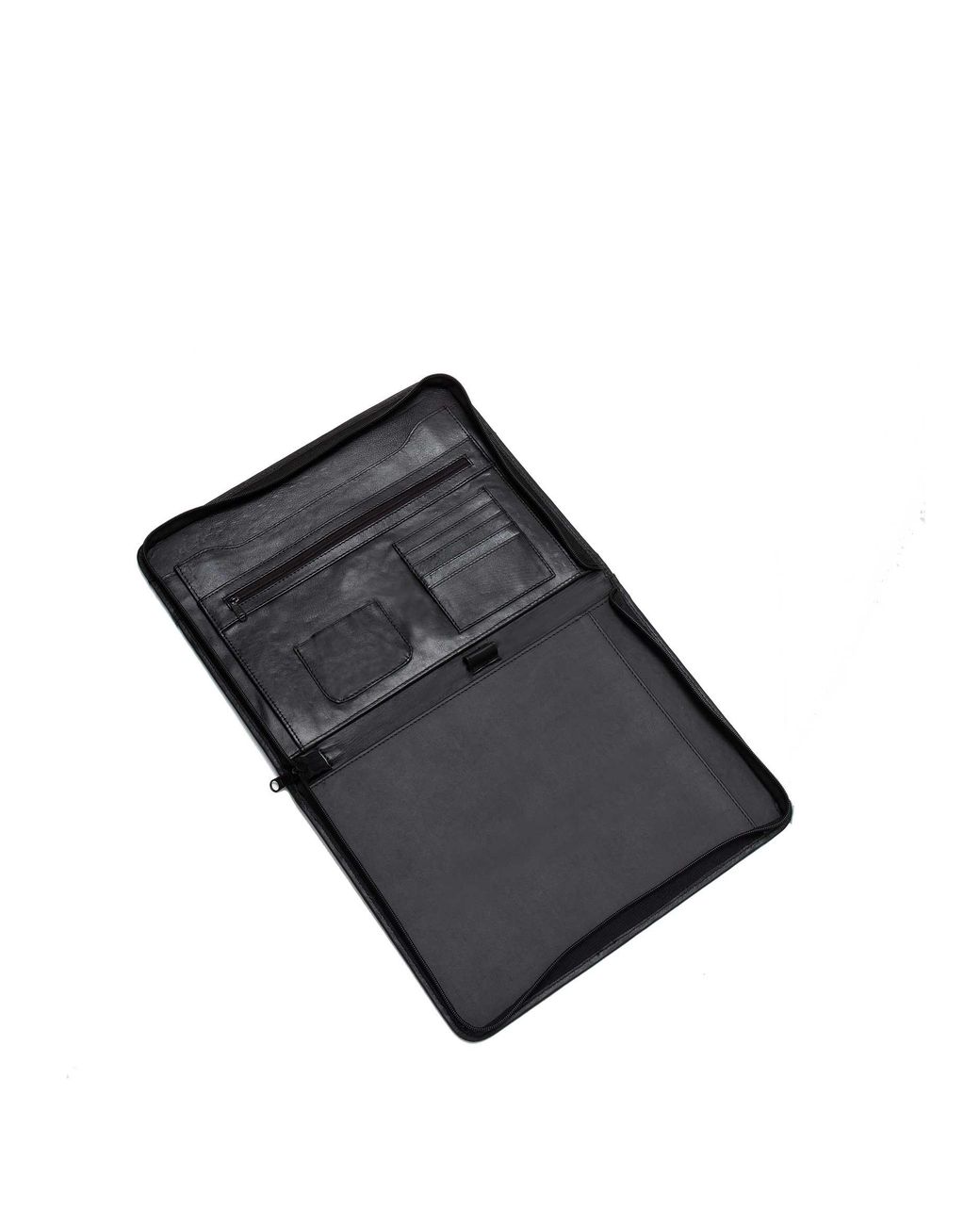 Lloyd Baker Black Amreli Leather Folder for men