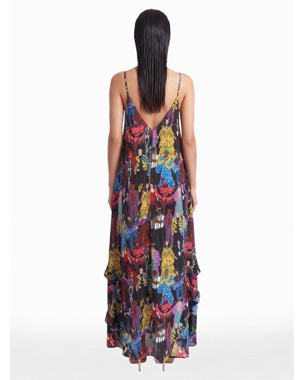 Any Old Iron White Nola Heroes Ruffle Dress