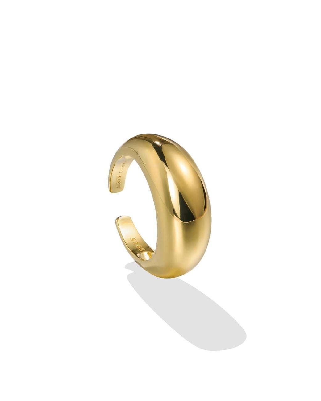 Lait & Lune Metallic Vortex Dome Ring