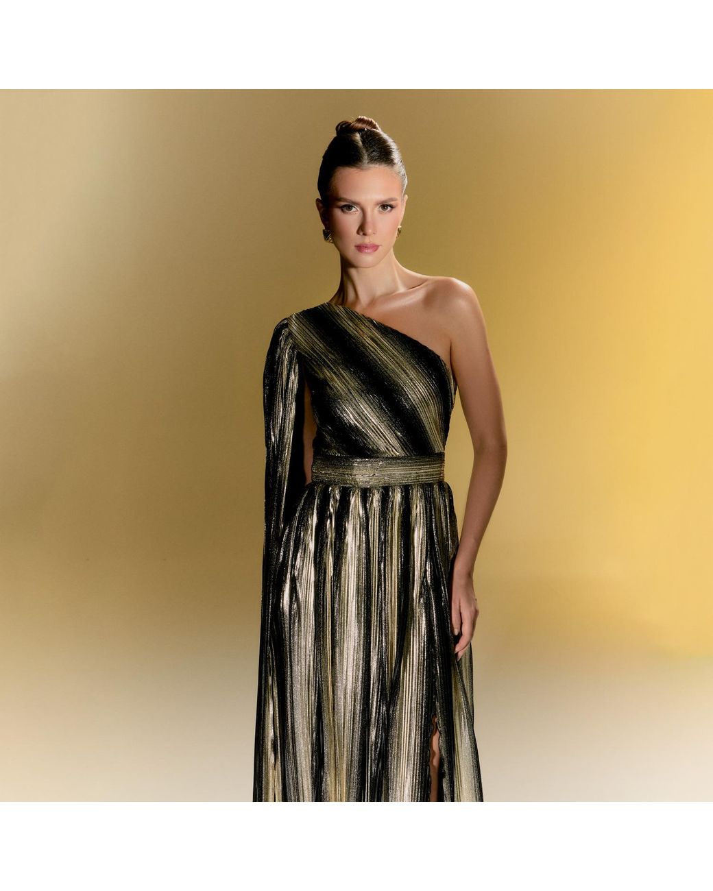 Nur Karaata Metallic New Baglioni Gown