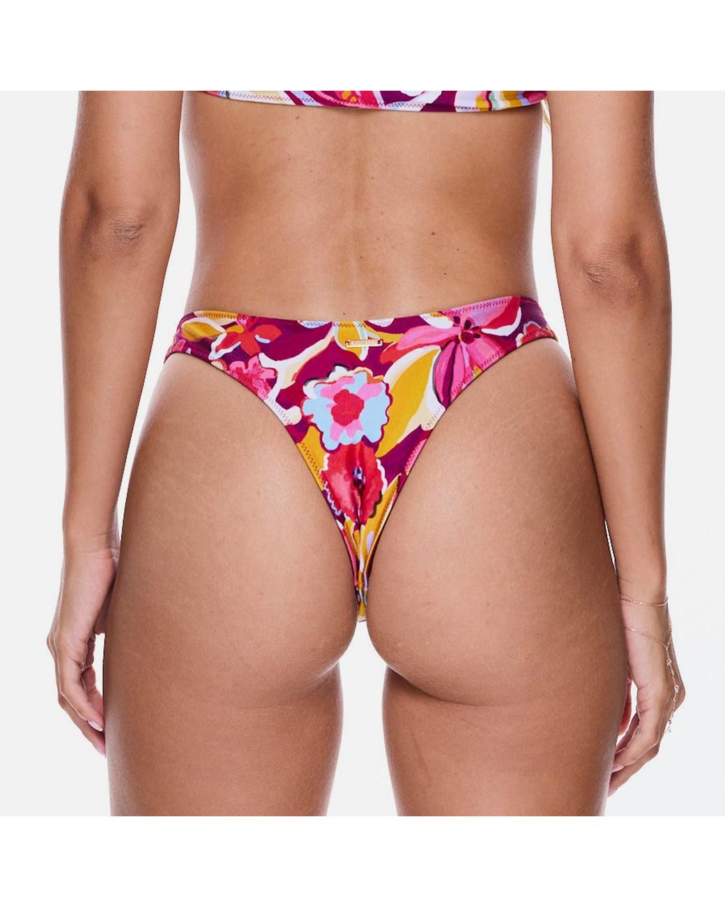 Sunkissed Red Le Bas Cheeky Bikini Bottoms