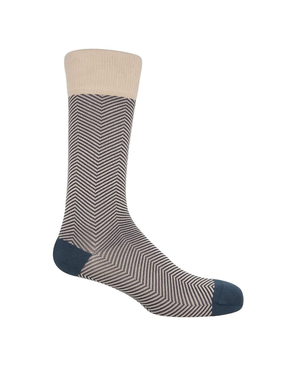 Peper Harow - Made in England Blue Lux Taylor Socks Bundle – Autumn for men