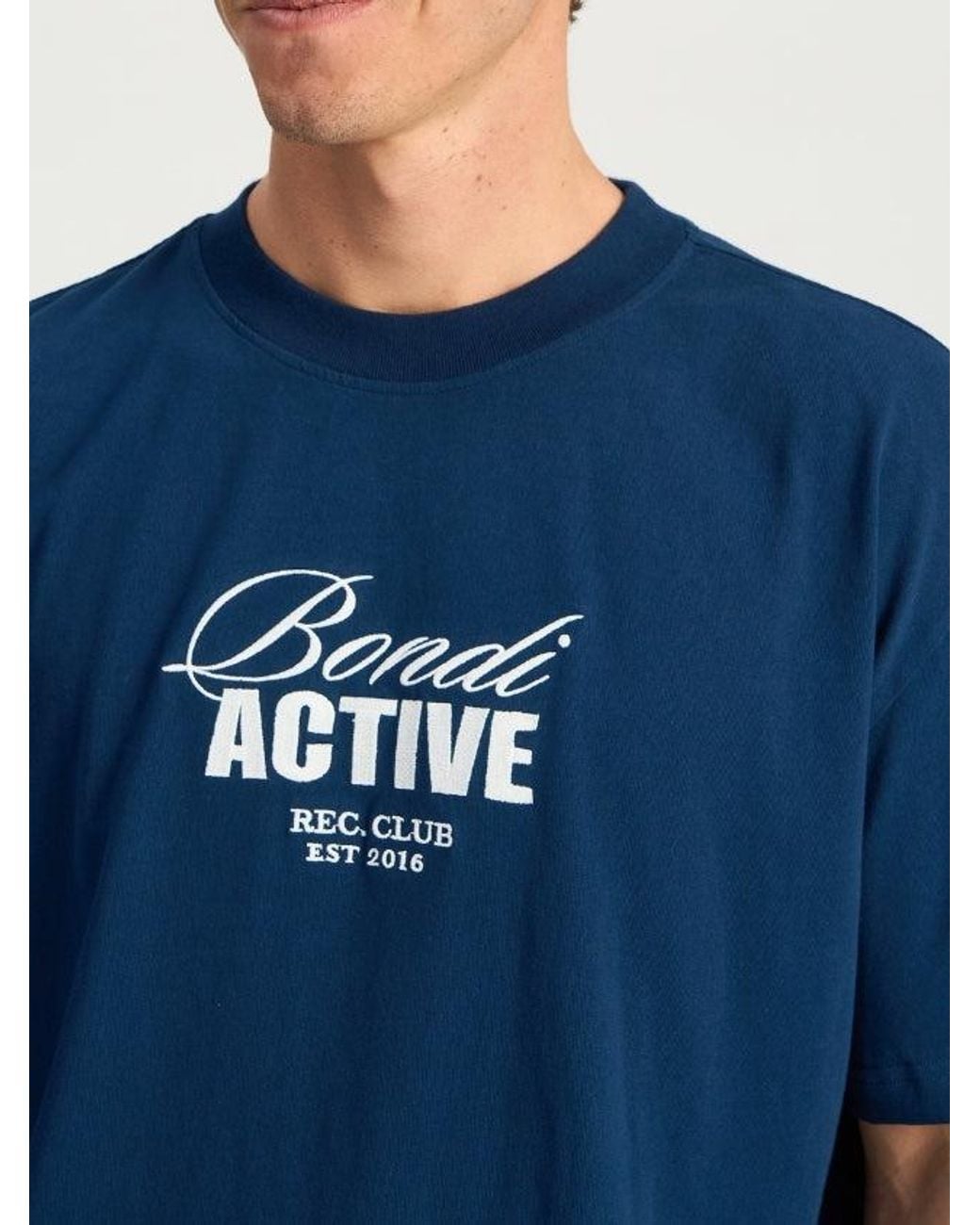 Bondi Active Blue Rec Tee for men