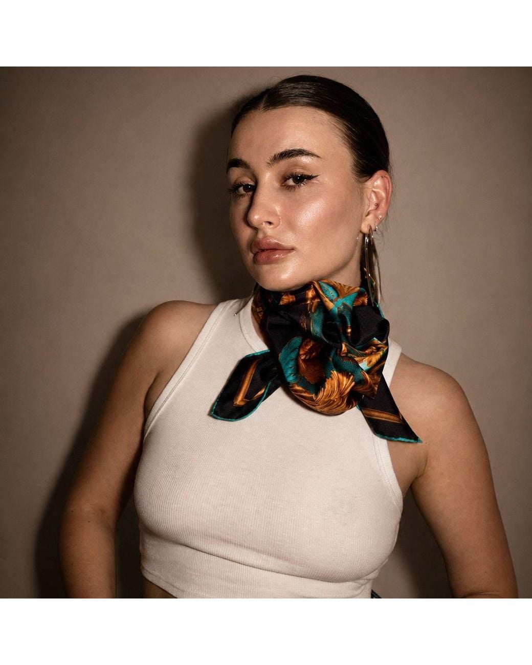Garyjamesmcqueen Black The Midas Skull Foulard