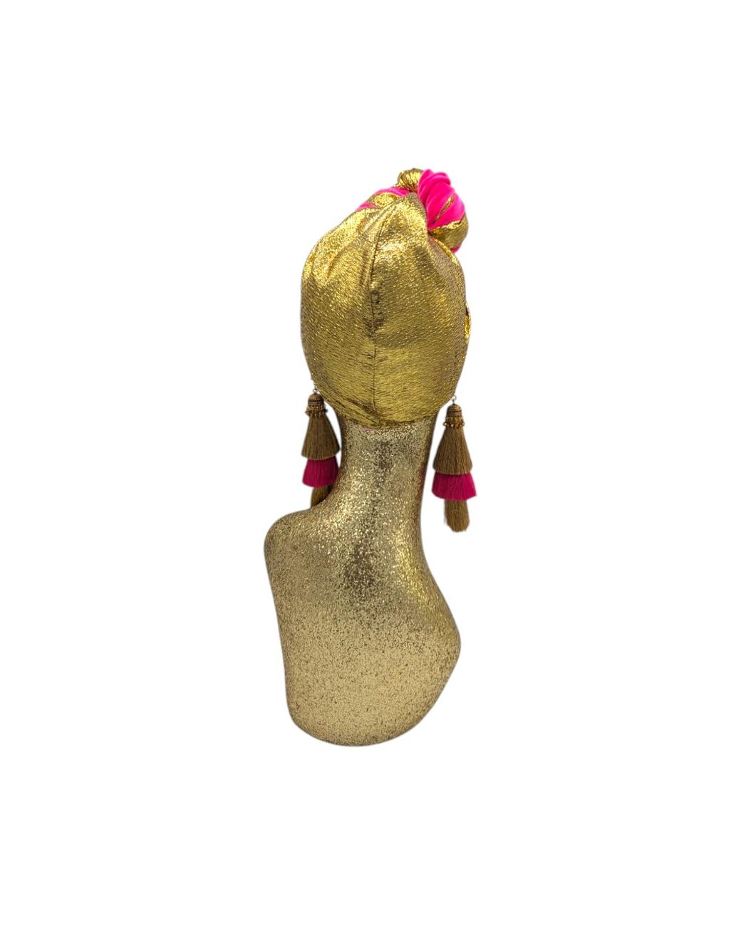 Julia Clancey Pink Golden Snazzy Hotty Swinglette Turban