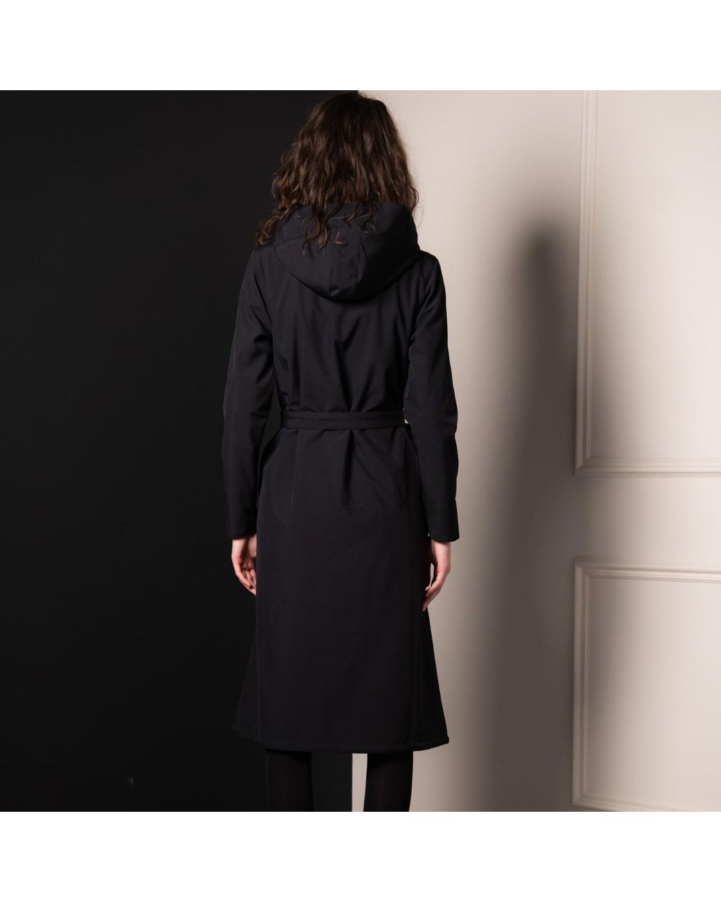 RainSisters Black Short Waterproof Coat