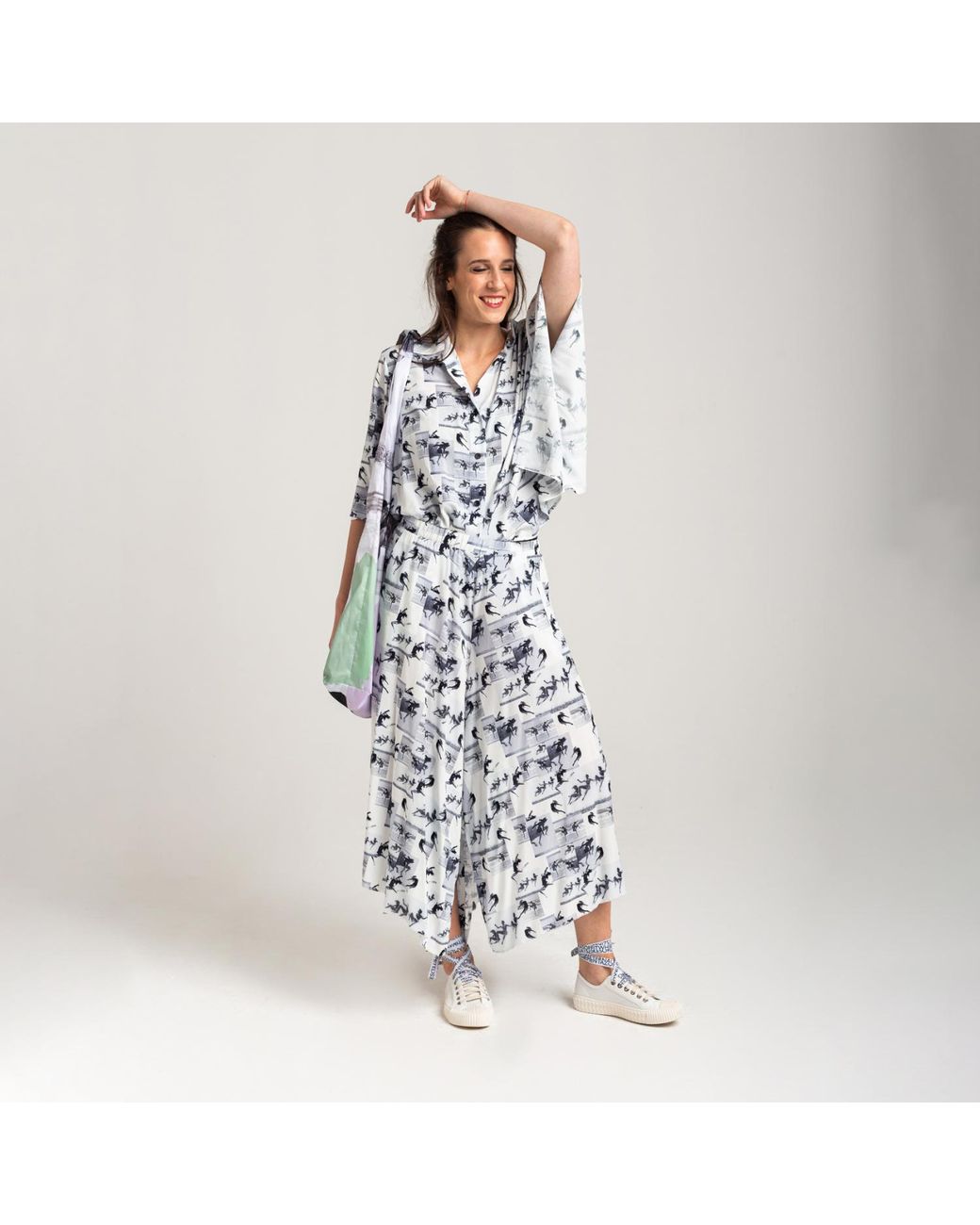 ARTISTA Blue Ask Culottes