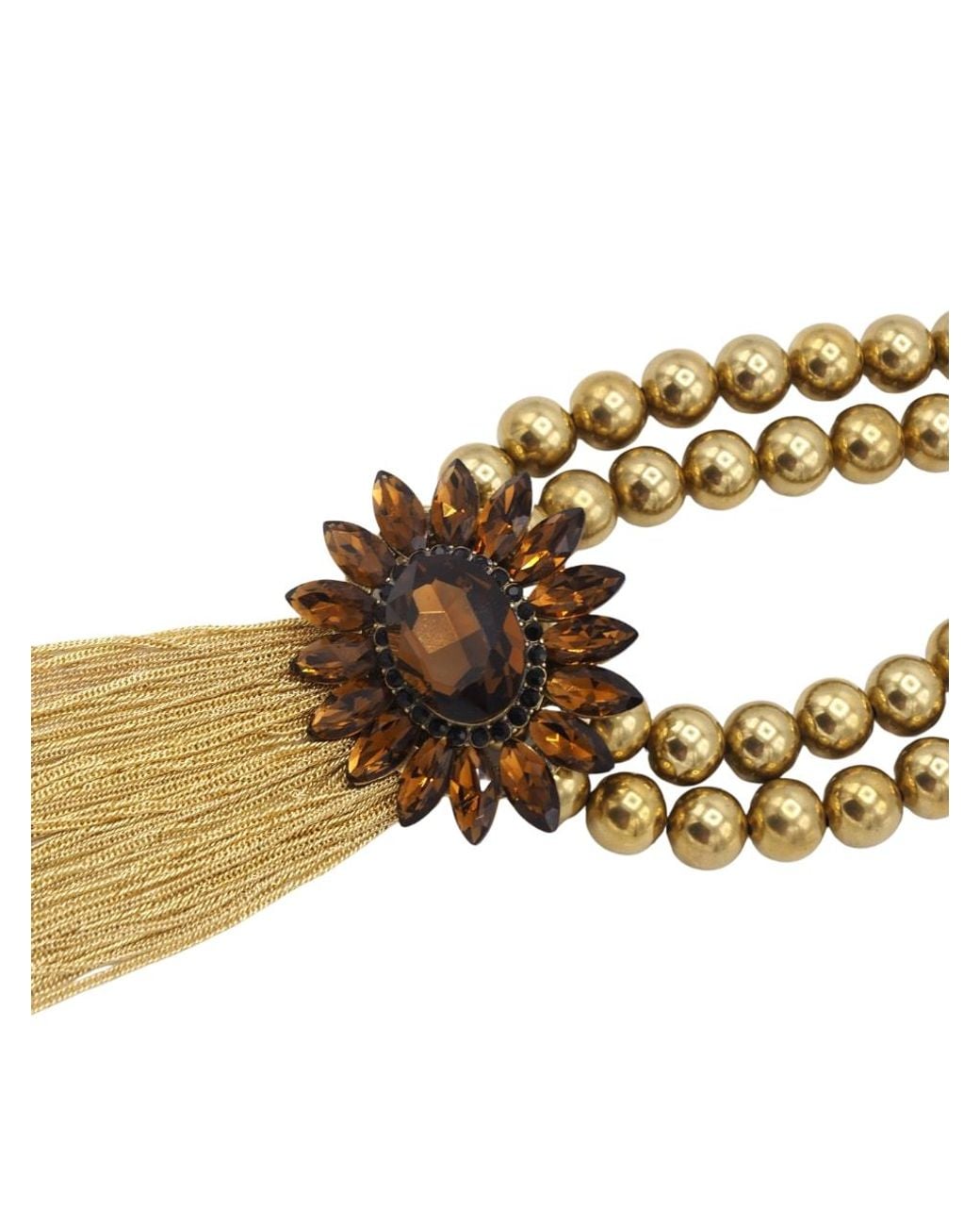 Sita Nevado Metallic Pili Necklace
