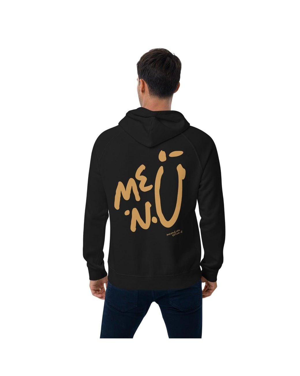 Anchor and Crew Black Twelve Me.N.U Editions Organic Cotton Hoodie