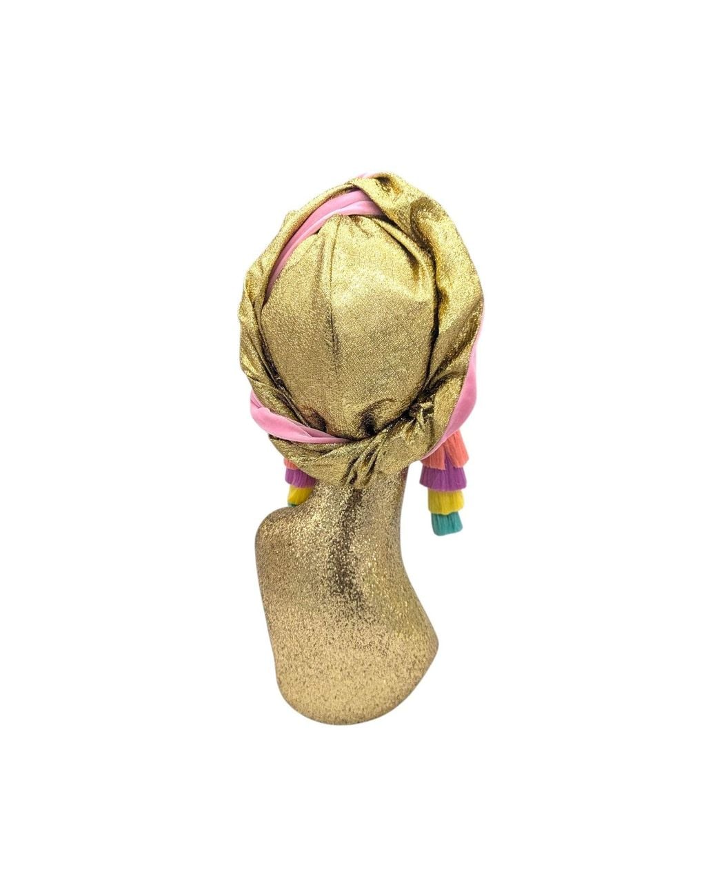 Julia Clancey Metallic Snazzy Fondant Swinglette Velour Turban