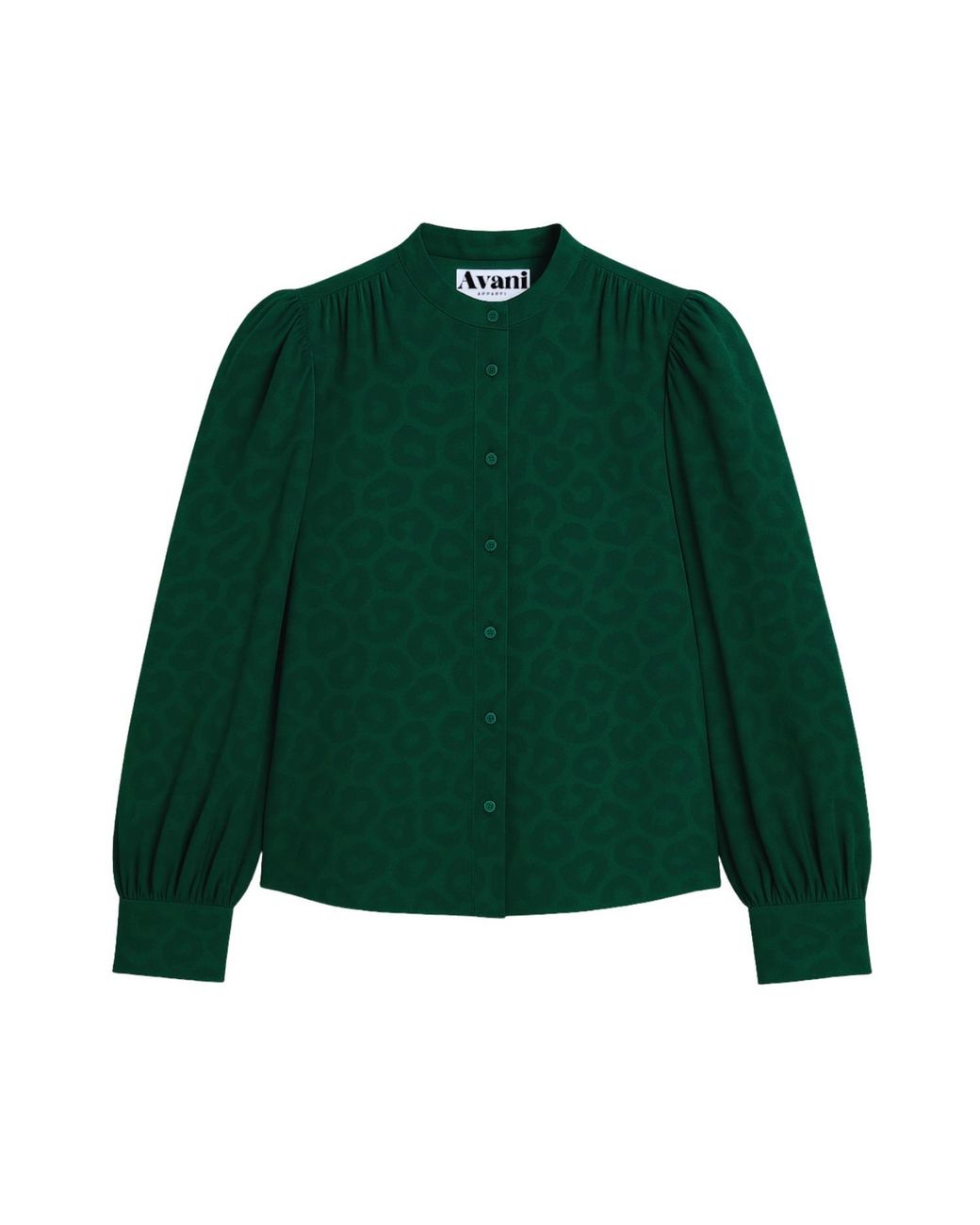 AVANI Apparel Green Hortensia Blouse