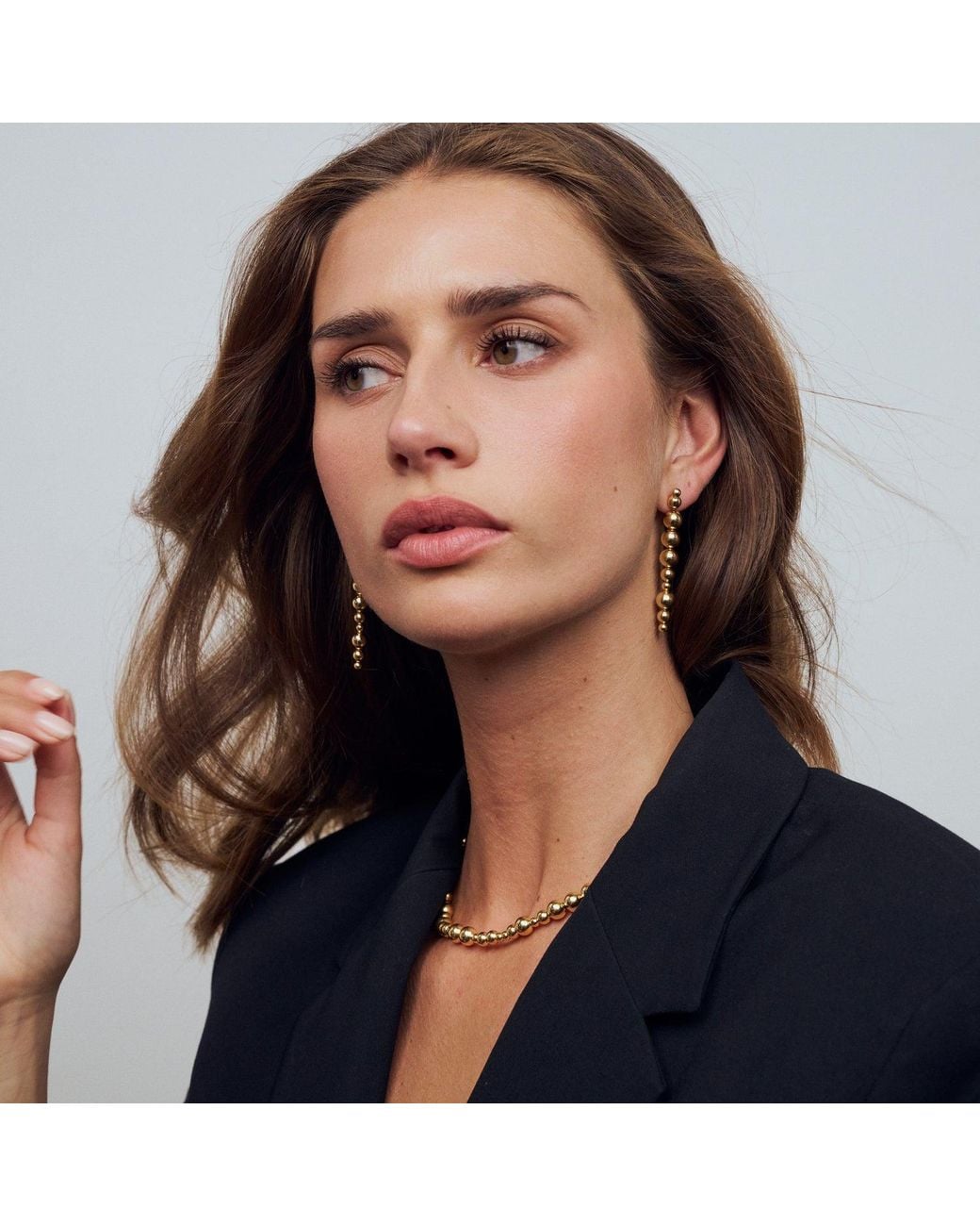 Sif Jakobs Jewellery Metallic Earrings Bormio Lungo