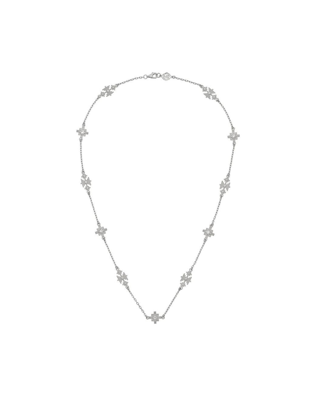 Zoe & Morgan Metallic Ayllu Necklace Zircon