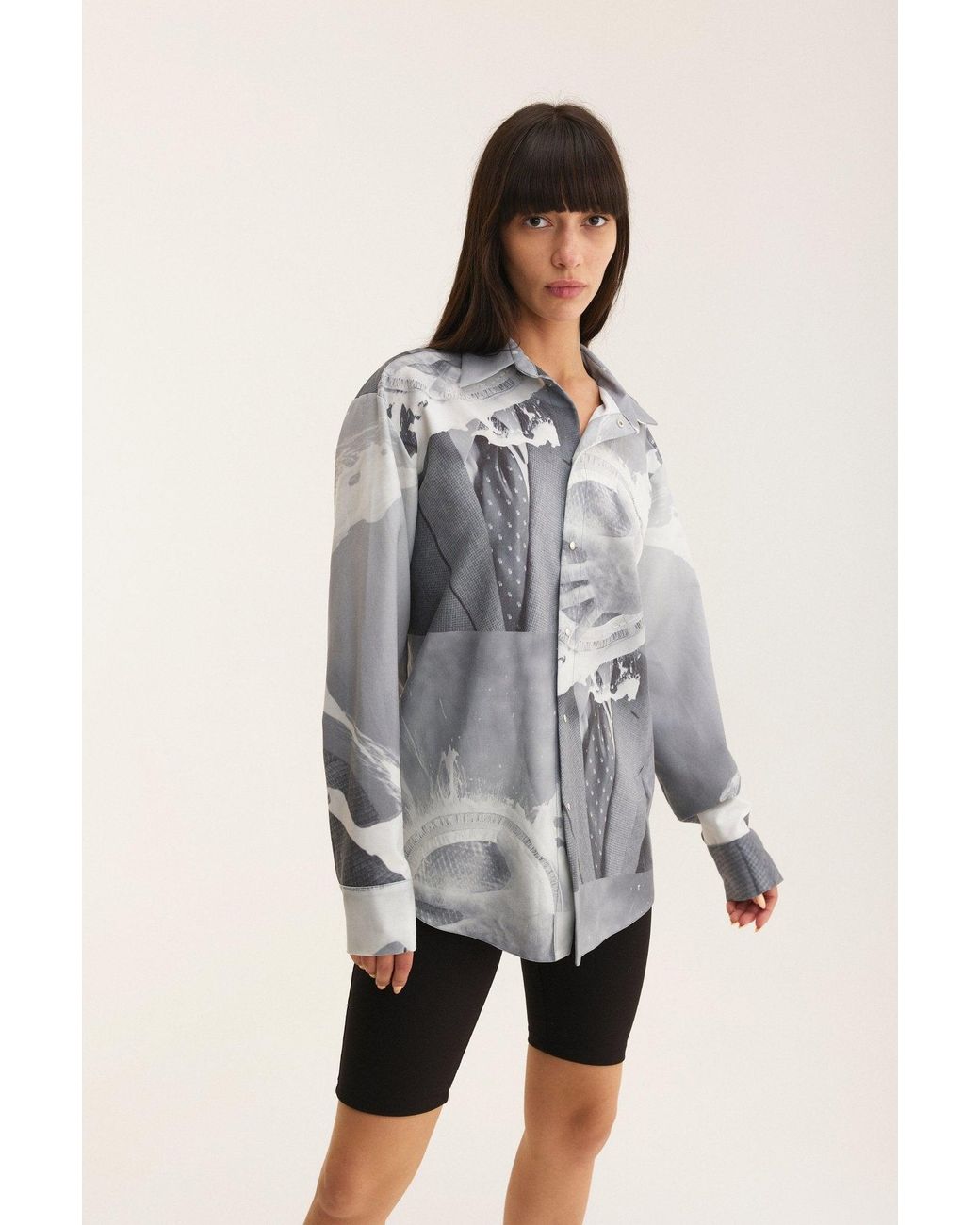 mysimplicated Metallic Long Sleeve Shirt