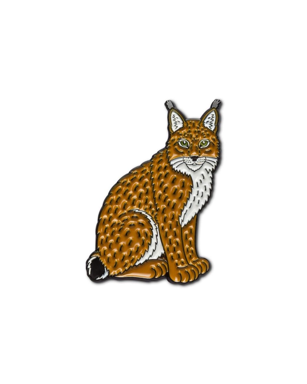 Make Heads Turn Metallic Enamel Pin Lynx