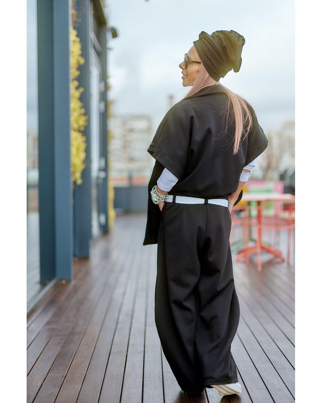 Clothes by Locker Room Black Oversized Three-Piece Set