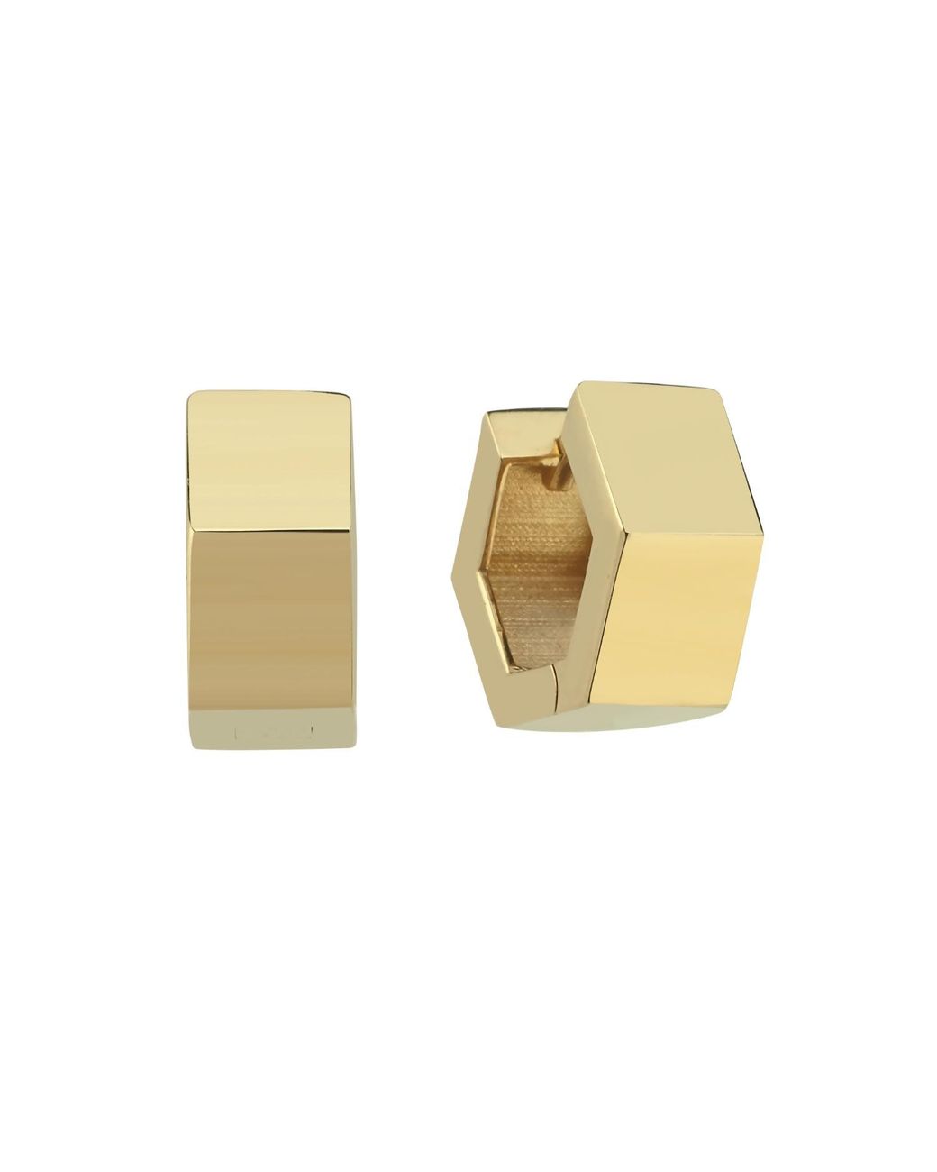 Dime Tribe White Earrings for men