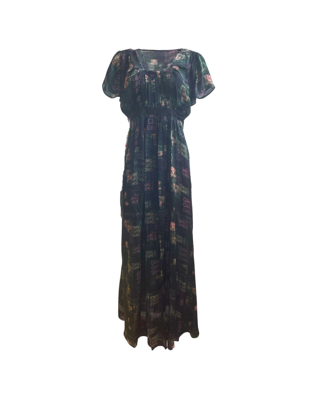 Any Old Iron Blue Goddess Dress