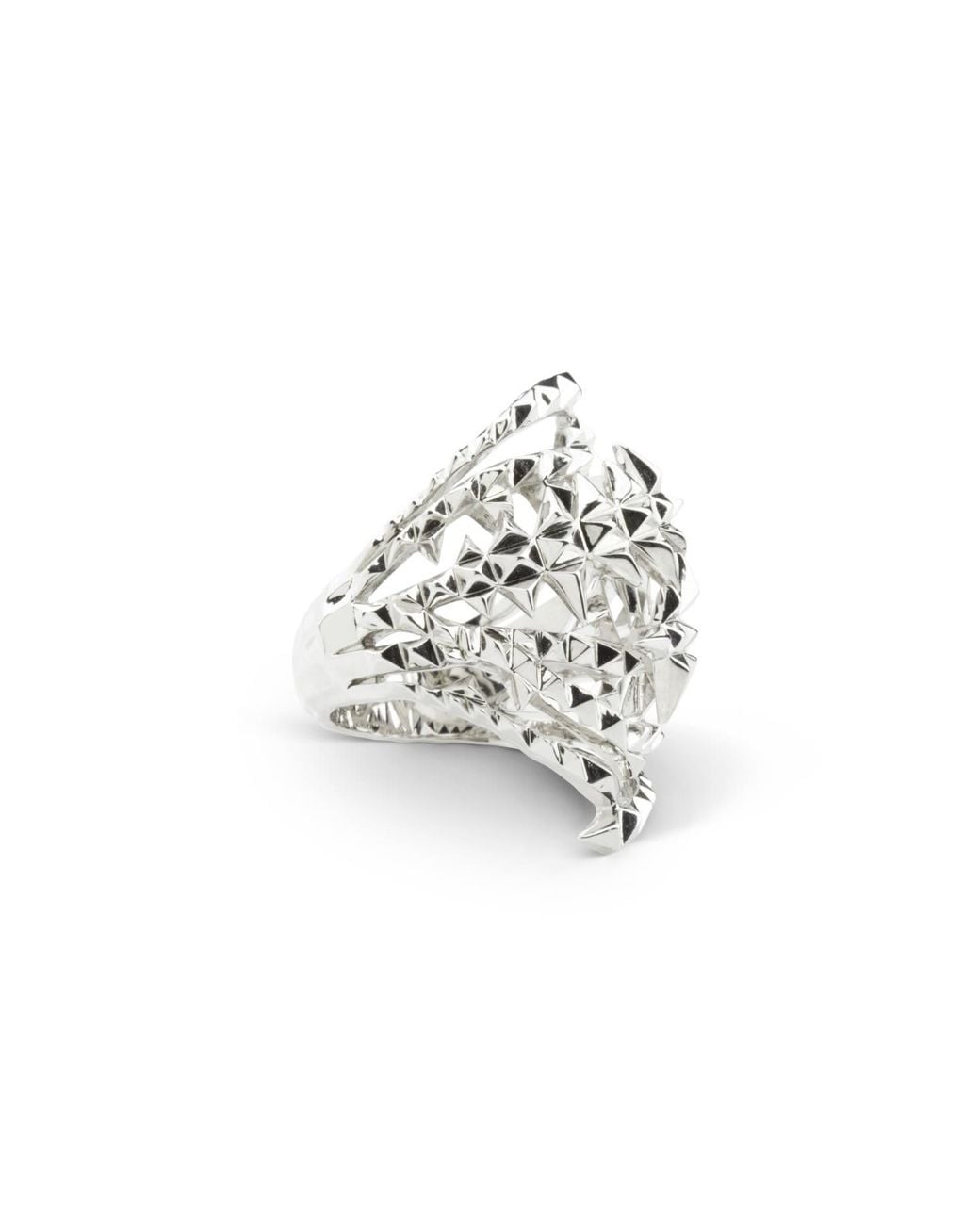 Kasun White Sea Glacier Ring Smoky Topaz