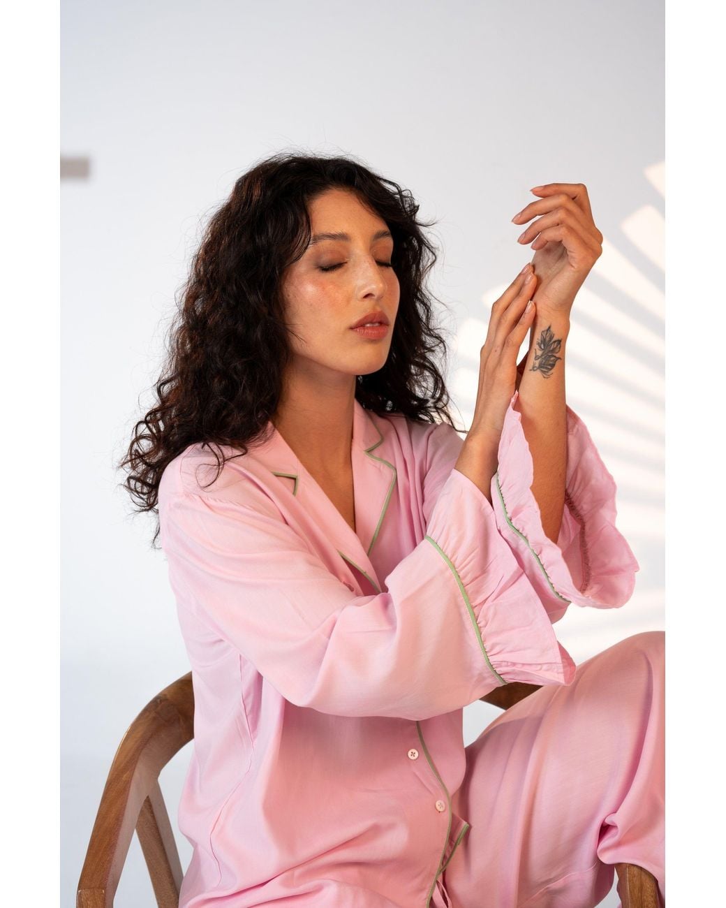 Carolina Benoit Pink Luxury Bamboo Pajama Set