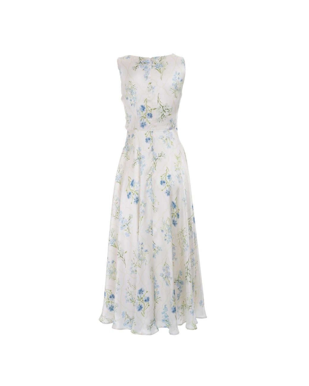 Sofia Tsereteli White Glimmer Evening Gown
