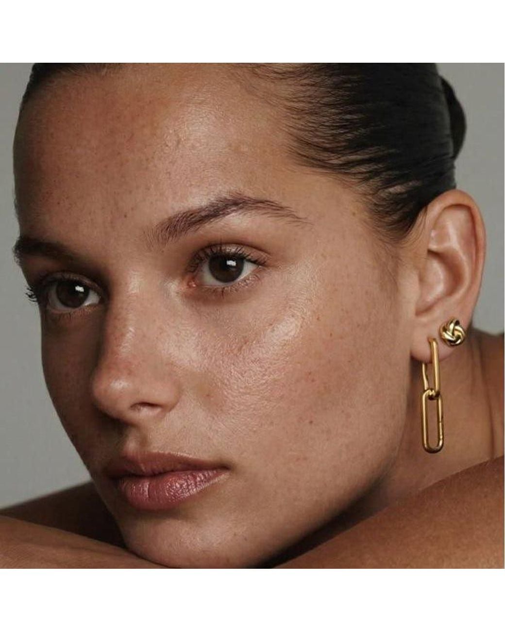 With Love Darling Metallic Mia Two Link Earrings