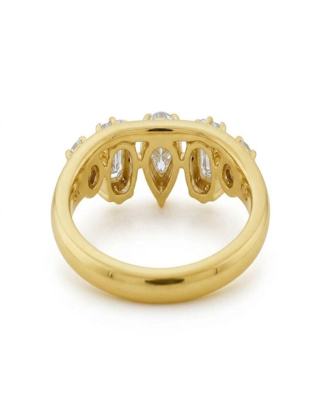 Artisan Metallic 14K Mixed Diamond Cluster Ring