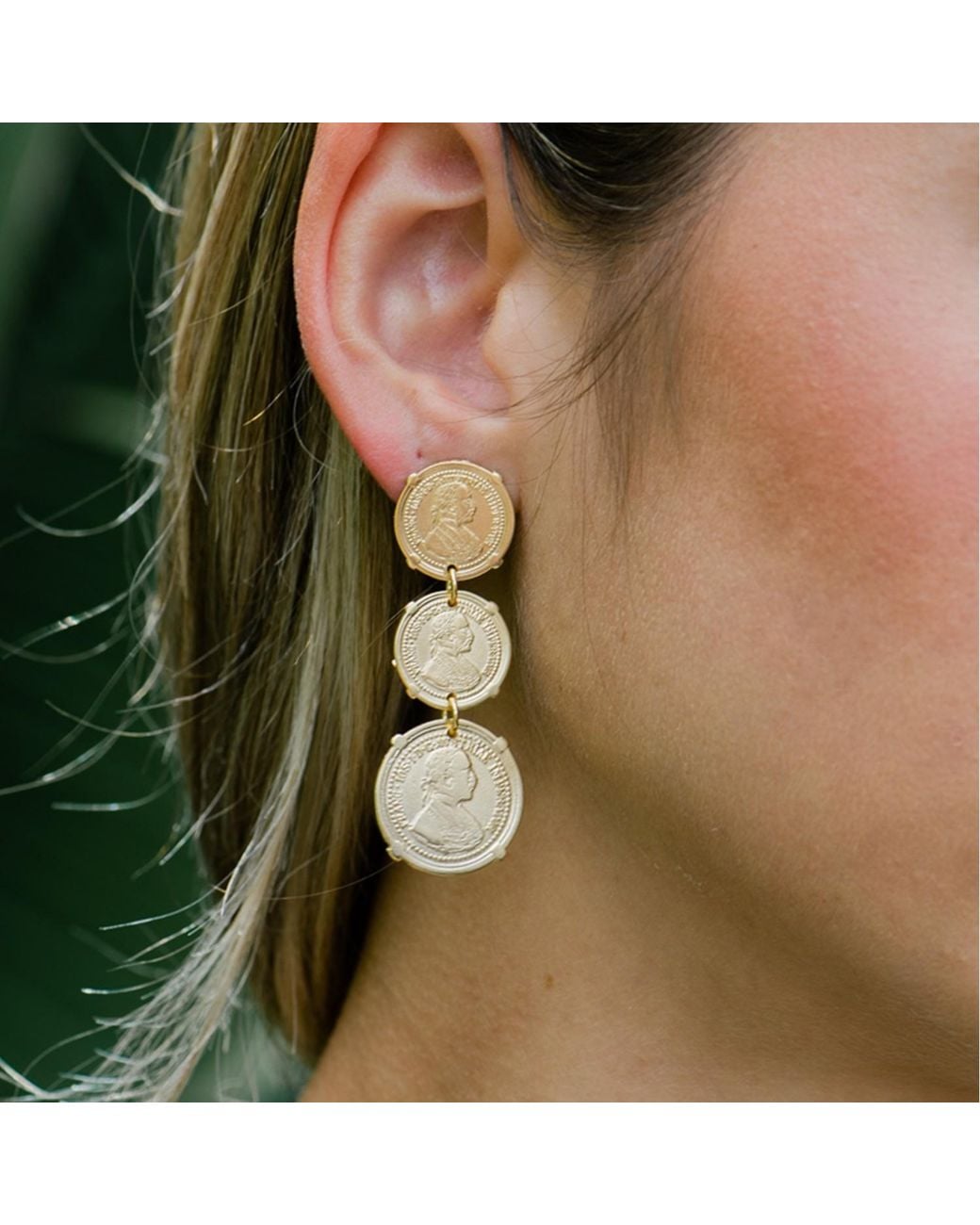 Marcia Moran Metallic Kindra Earrings