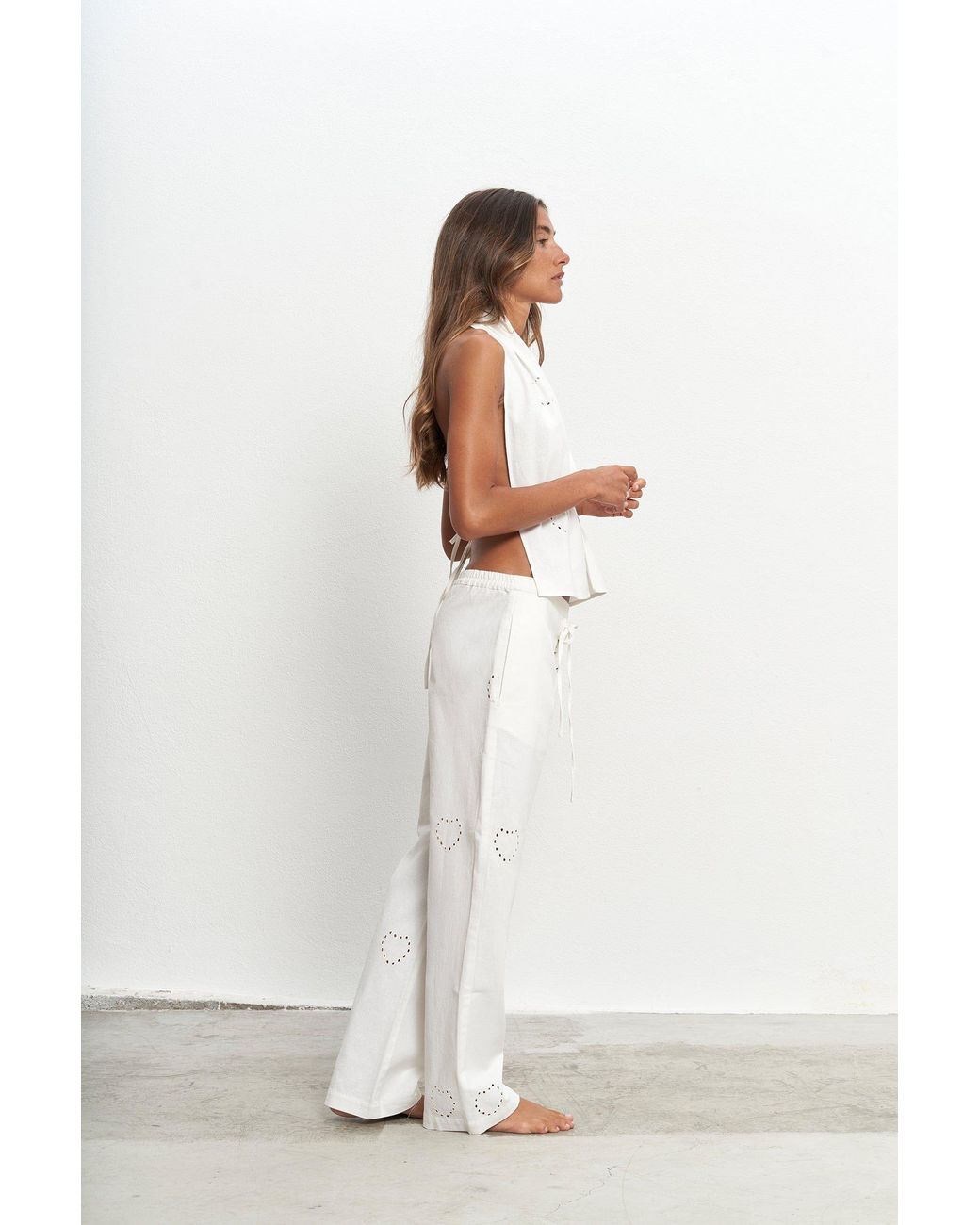 Par & Escala White Rafaela Top