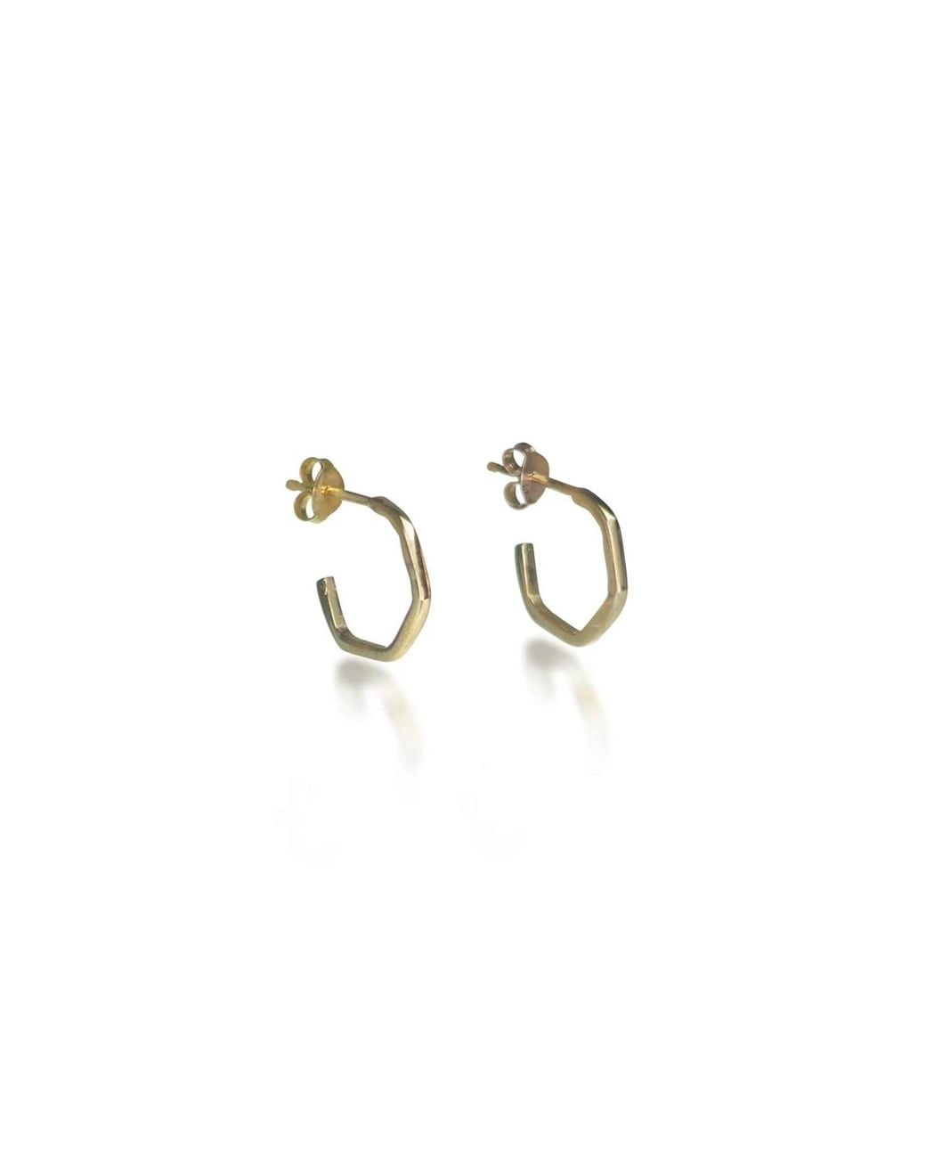 The Jewellery Store London Metallic Hive Hoops