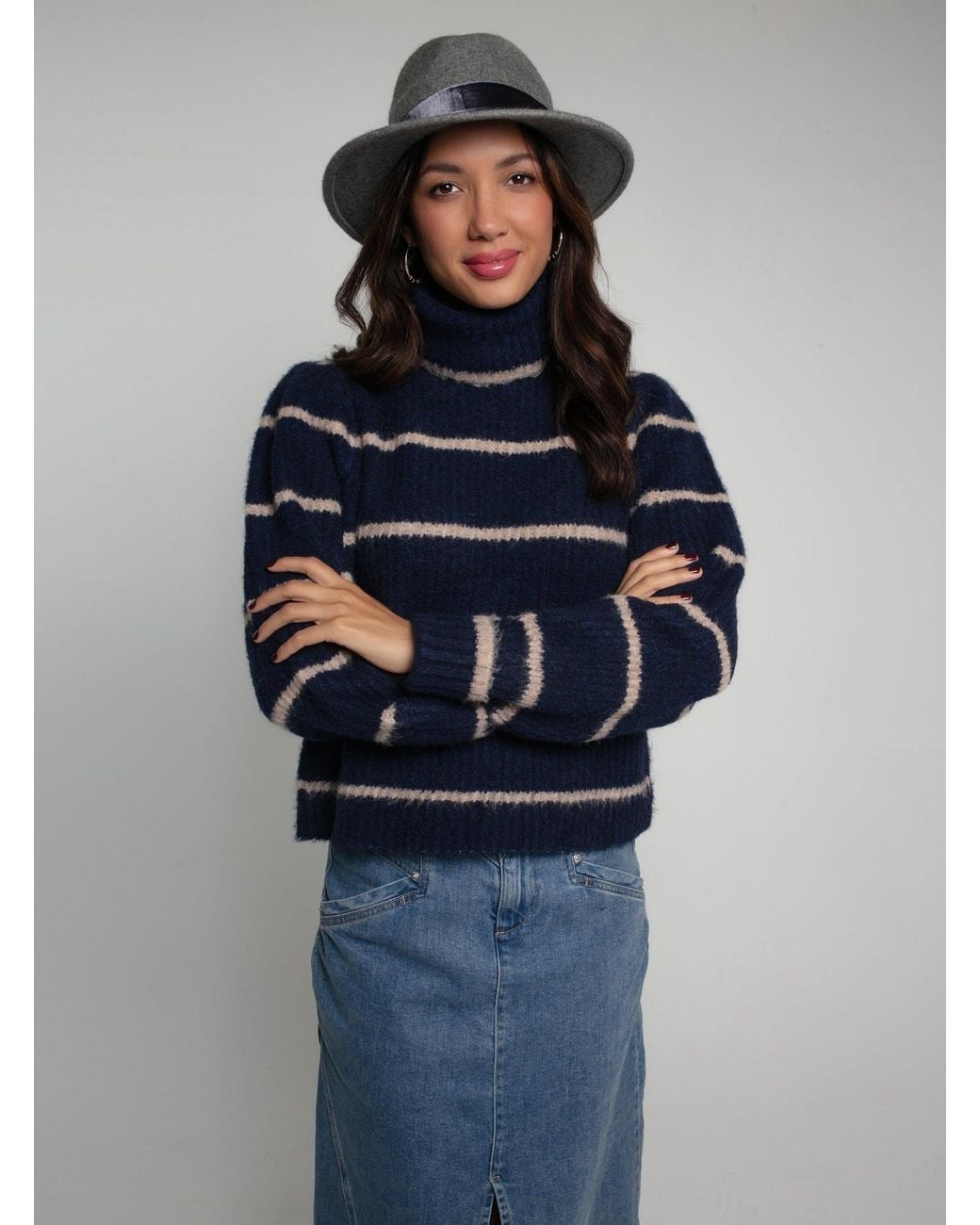 Nooki Design Blue Frankie Wool Fedora