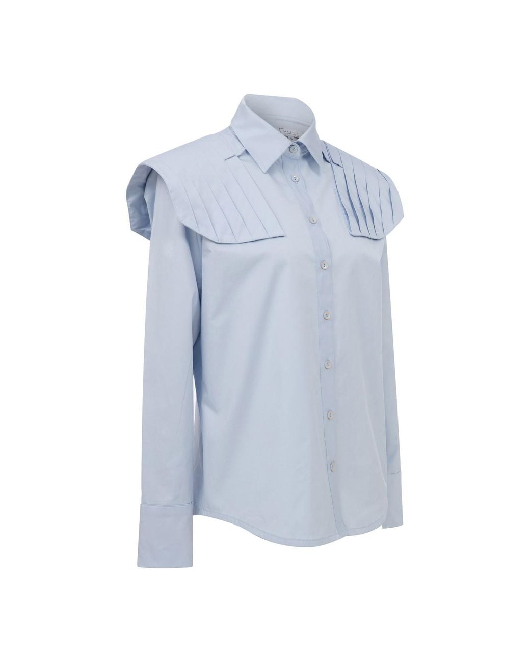 Maan Istanbul Blue Oversize Cotton Shirt