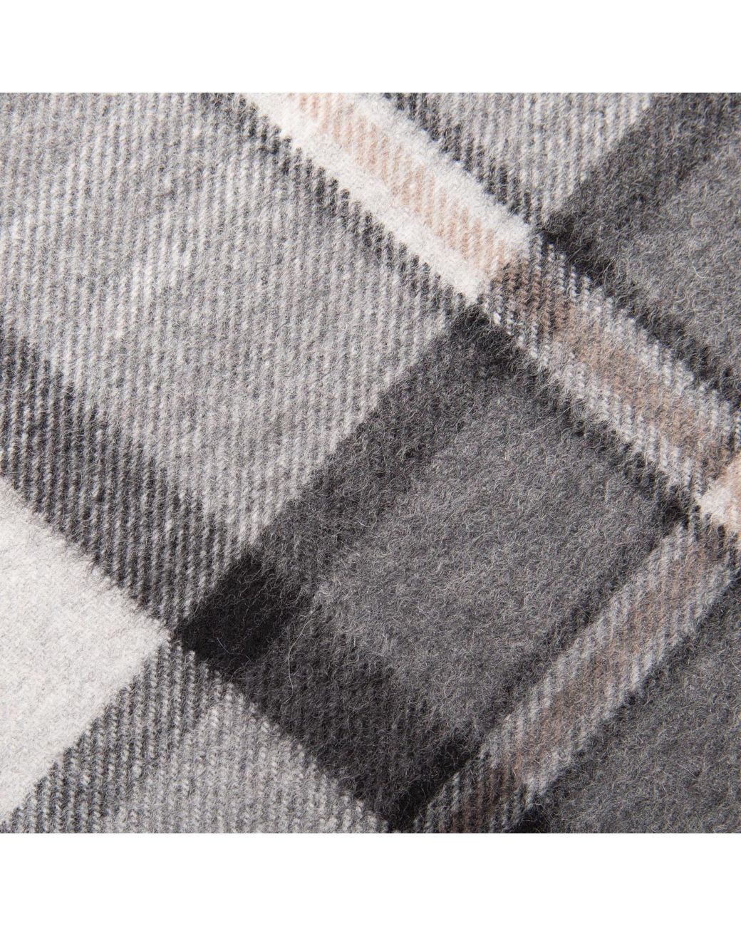Kinalba Gray Oban Alba Cashmere Scarf for men