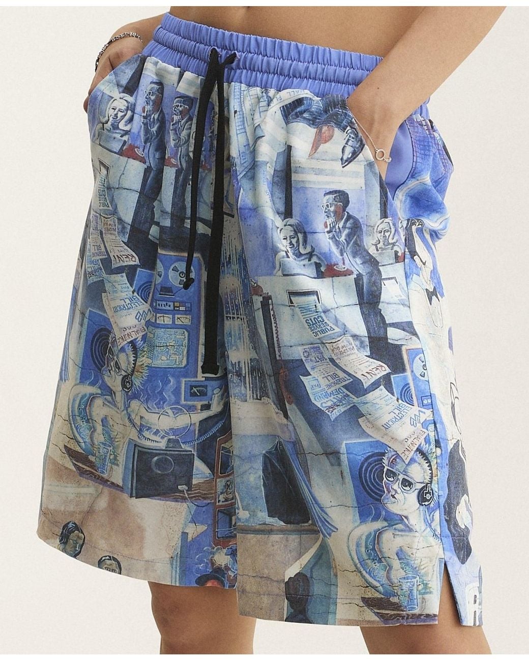 mysimplicated Blue Bermuda Shorts for men