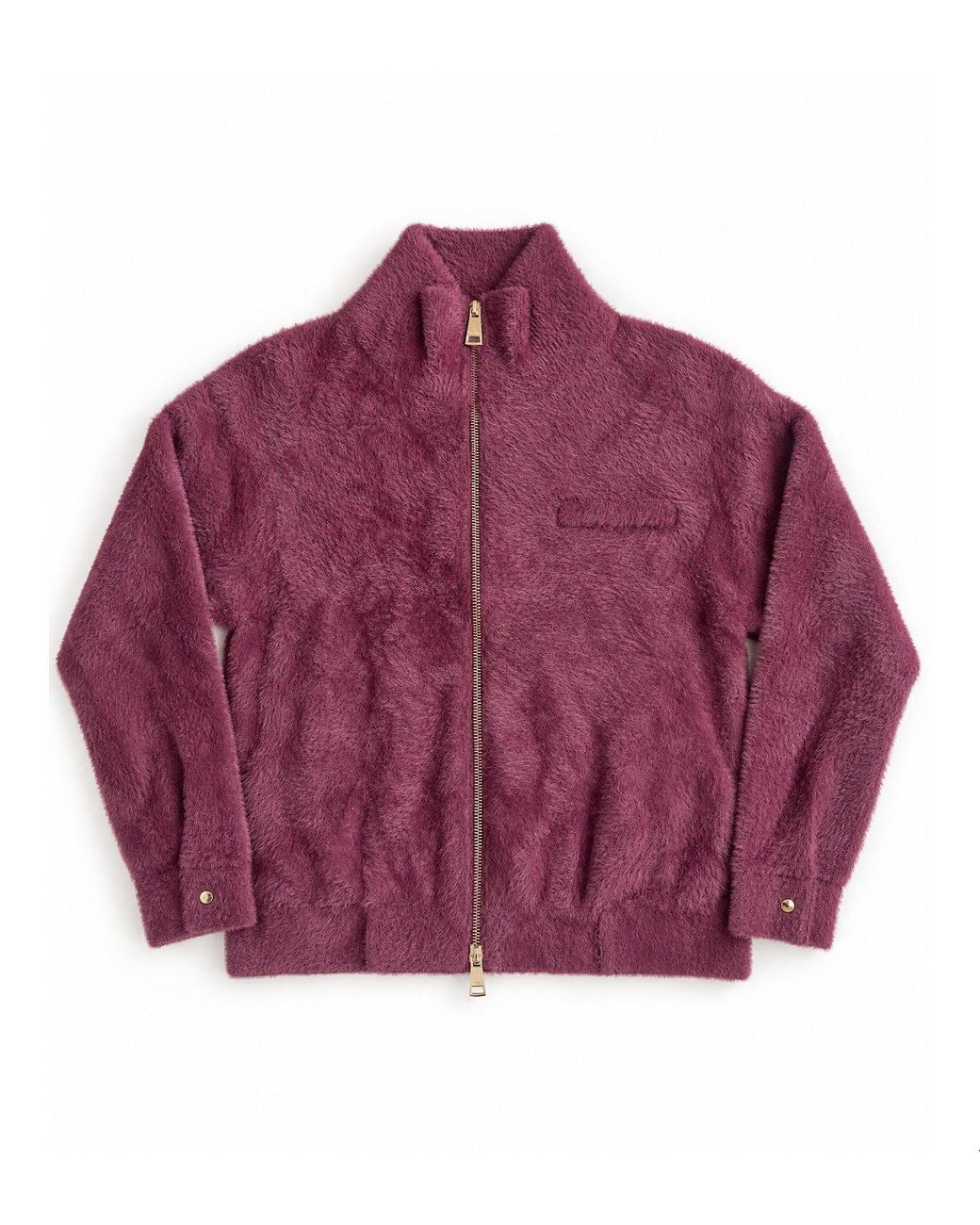 ROAV Purple Everyday Emma Burgundy Double Zip Cardigan
