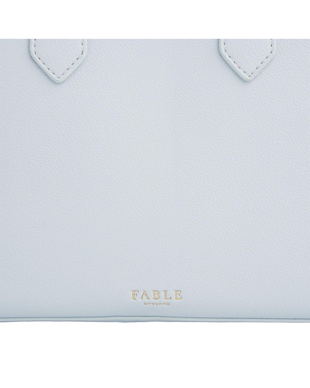 Fable England Blue Structured Tote Bag Medium