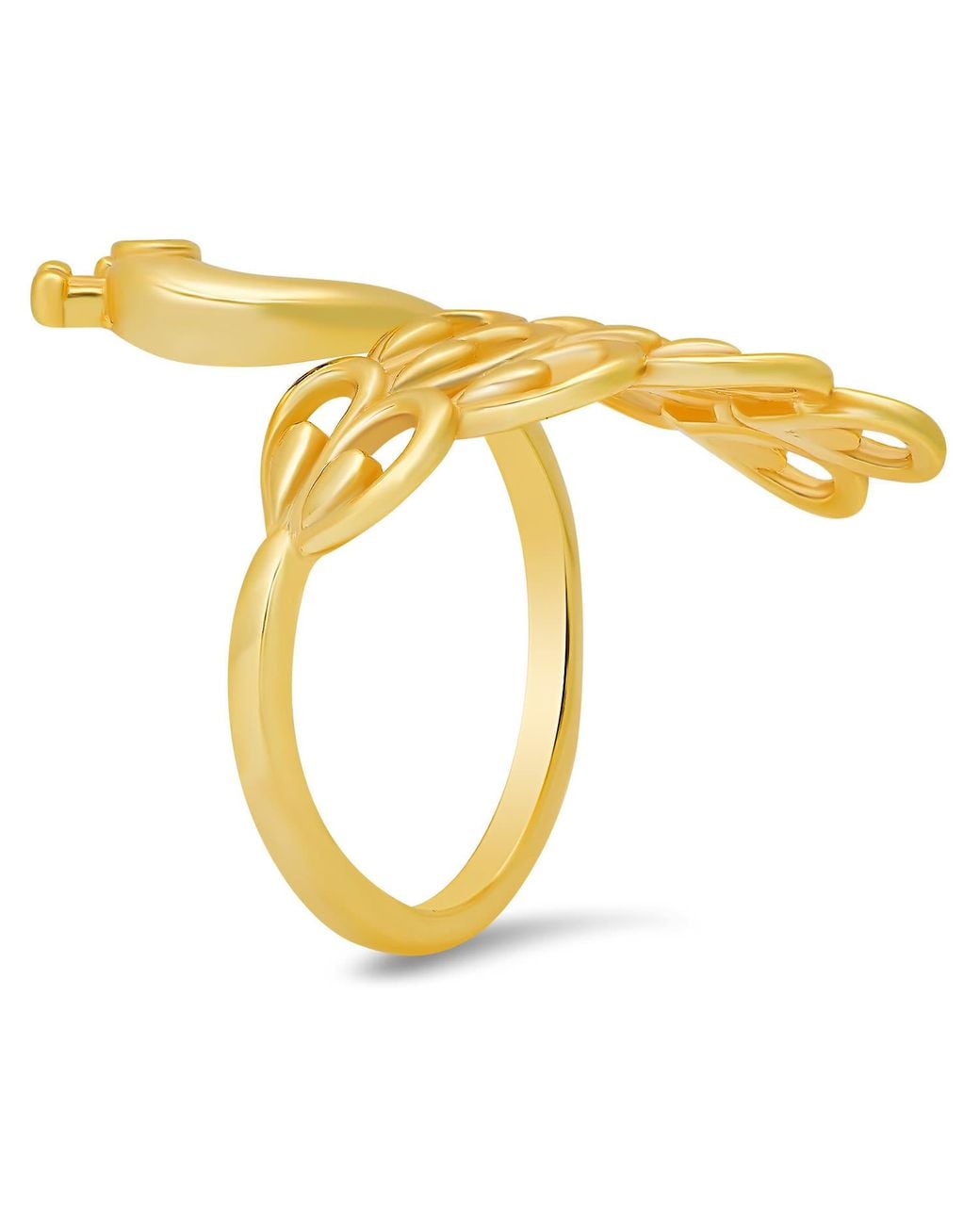 Kylie Harper Metallic Diamond Cz Peacock Ring