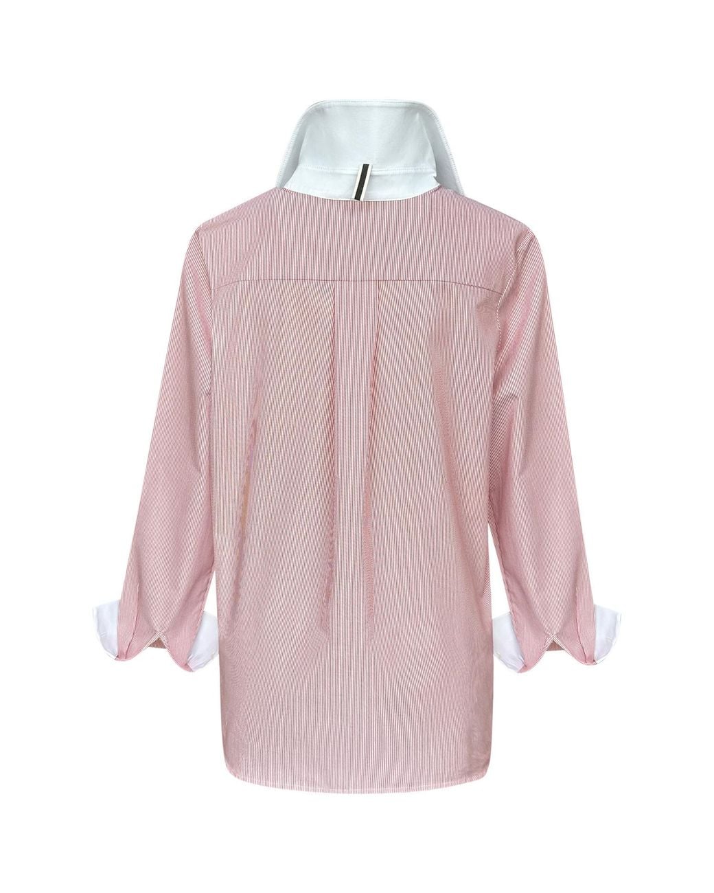 Perlavera Pink Joni Stripe- Cotton Sleeve Length Shirt