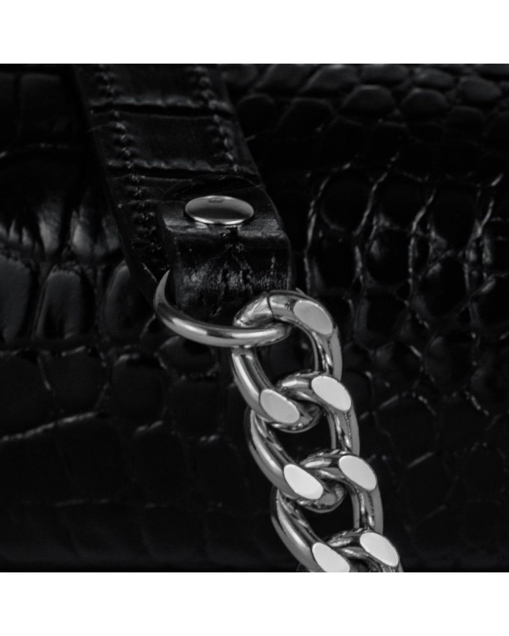 Stessa by Sarah Black The Valentina Croc Clutch