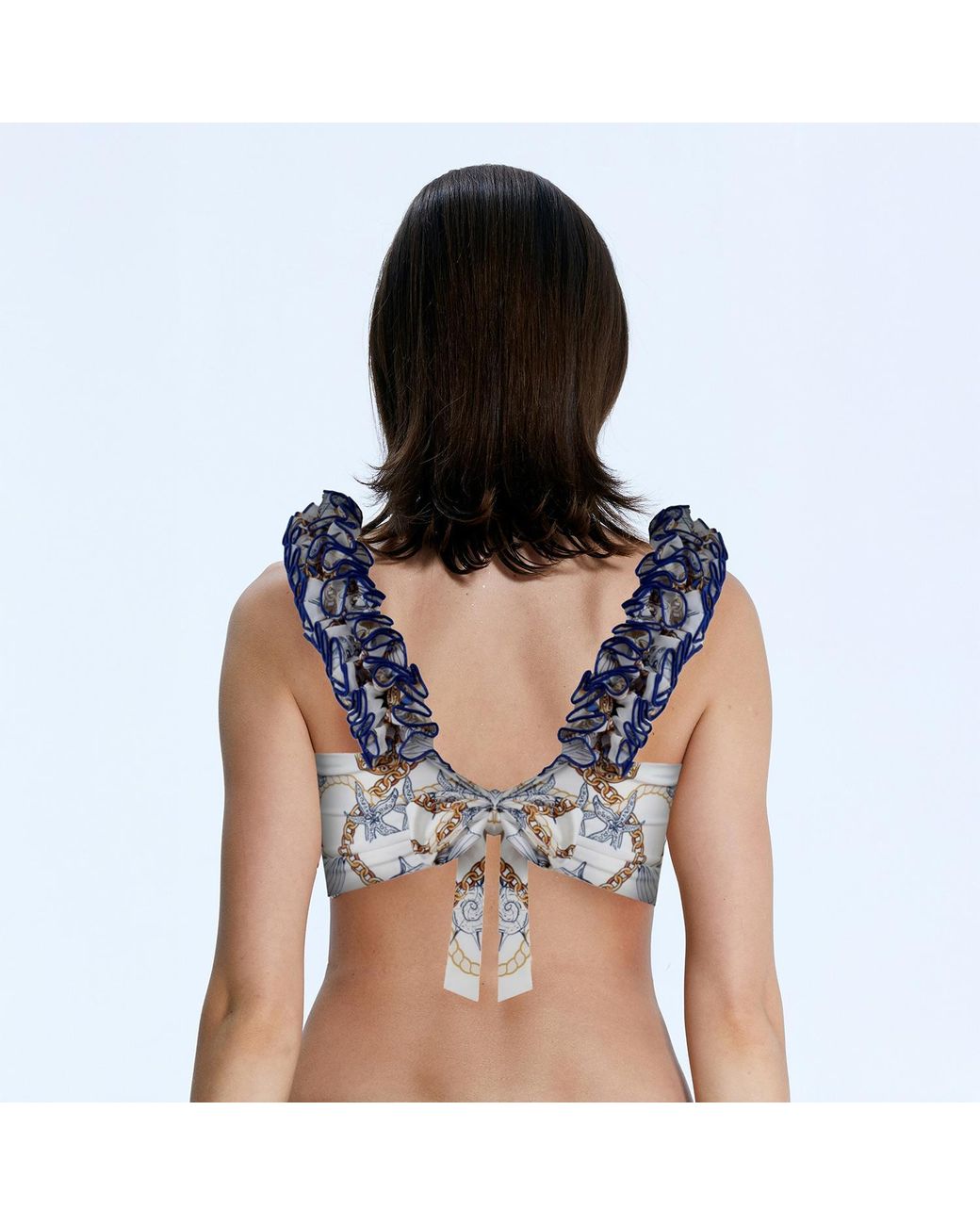 Nur Karaata Blue Lily Tropezienne Top
