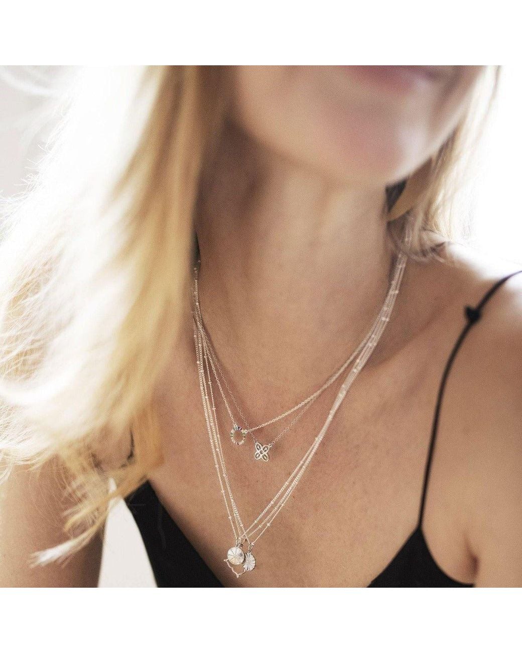 With Love Darling Metallic Bese Saka Necklace