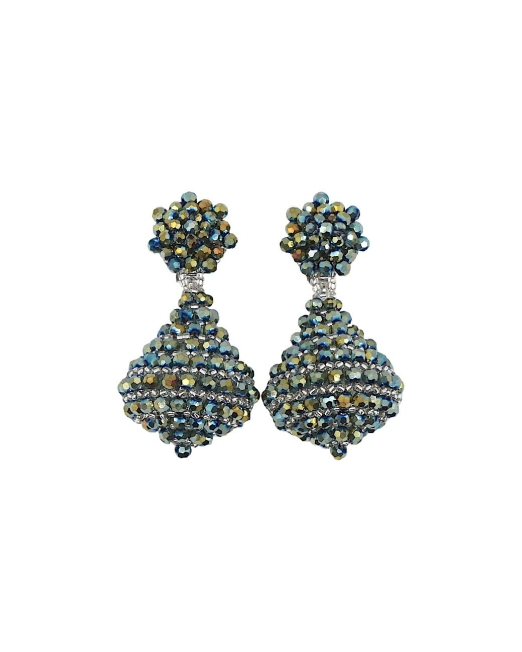 Fairchild Baldwin Green Chandelier Earrings Multi
