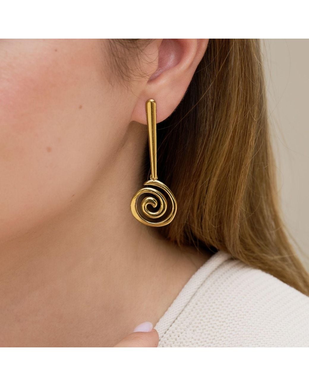 A Weathered Penny Metallic Astrid Studs