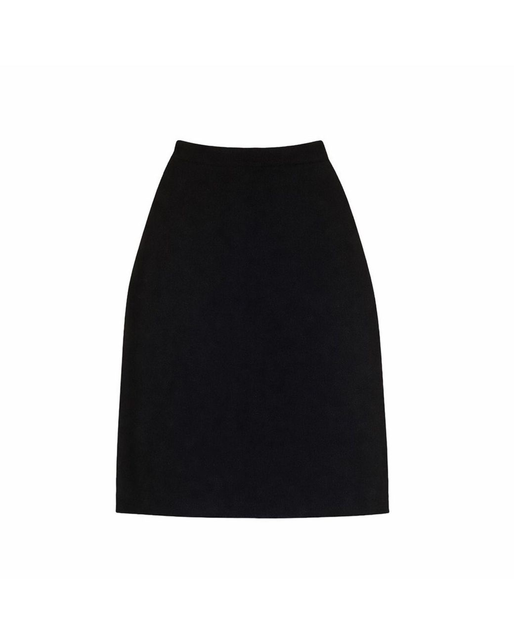 Nuvv Collection Black Elastic Waist Elegant Knit Skirt