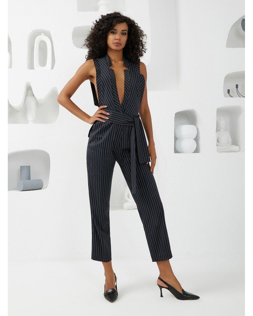 Lumina Eligma Black The Star Overall Jumpsuit