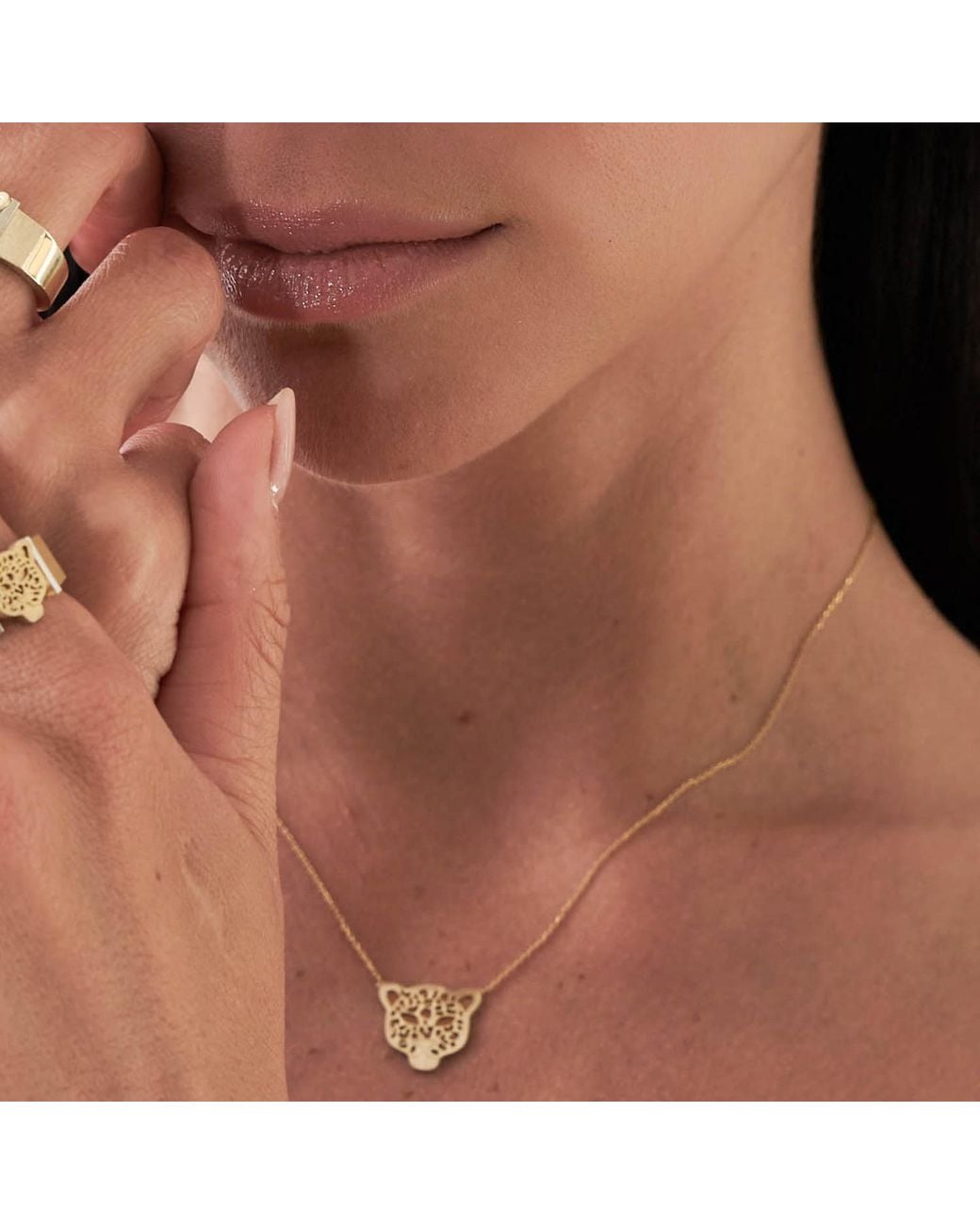 Myrto Katramadou Jewellery Metallic The Leopard – Necklace