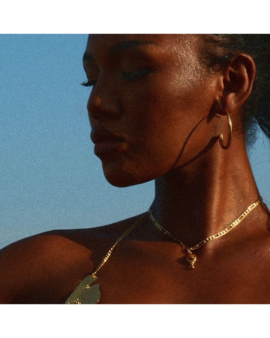 Krush Brown Kailani Claw Hoops